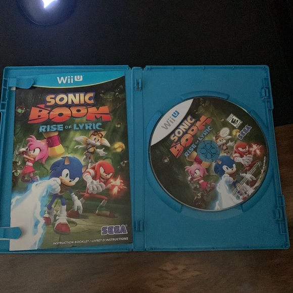 Sonic Boom: Rise of Lyric (Nintendo Wii U) *COMPLETE W/ MANUAL - TESTED*game - Picture 5 of 9